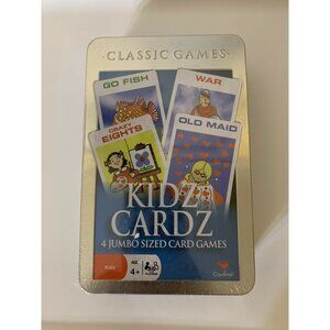 New‎ KIDZ CARDZ New 4 Jumbo Sized Card Games By Cardinal Classic Games Sealed